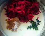 A picture of step 1 of Beetroot Raita.