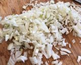 A picture of step 1 of Saffron and sausage risotto.