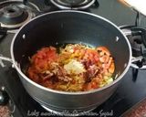 A picture of step 1 of Sprouts pulao.
