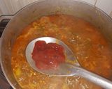 Foto del paso 3 de la receta: Arroz de carne de res y cerdo en aceite de coco