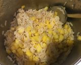 A picture of step 1 of Mango Chicken Rice with a Honey & Mustard Dressing.