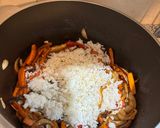 Foto del paso 5 de la receta: Arroz Oriental con Cerdo y Jengibre - wok - comida china - verduras salteadas