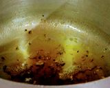 A picture of step 3 of Niramish khichuri and beguni rainy season special.