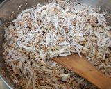 A picture of step 3 of Fried modak (tadniche modak).