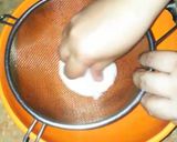 A picture of step 7 of Cottege cheese.