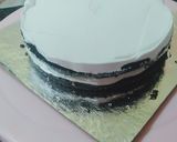 RAINBOW CAKE IN CHOCOLATE FLAVOUR 🌈🎂 રેસીપી સ્ટેપ4ફોટો