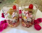 A picture of step 6 of Poha lobia & nachos creamy salad.