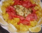 A picture of step 1 of Fruit salad.