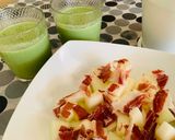 Foto del paso 4 de la receta: Entrante fresco: gazpacho verde y melón con jamón.🥬