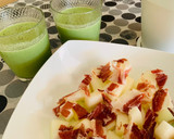 Foto del paso 4 de la receta: Entrante fresco: gazpacho verde y melón con jamón.🥬