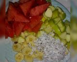 A picture of step 1 of Fruit salad.