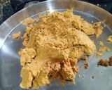 A picture of step 5 of Besan almond and pistachio Modak.