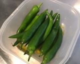 Une image de l'étape 3 de Piments verts au balsamique,olive et citron.