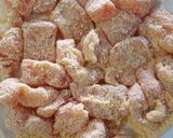 A picture of step 1 of Sweet and Sour Chicken with Cheese.