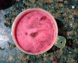 A picture of step 2 of Beetroot khandvi.