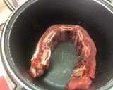 Foto del paso 2 de la receta: Costilla cargada en chile colorado a la Sonorense