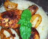 صورة لخطوة 9 من وصفة دجاج محمر 🍗 مع أرز 🍚