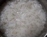 A picture of step 2 of Khaproli with Sweet Coconut Milk.