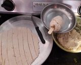 A picture of step 4 of Soya Chaap.