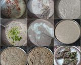 A picture of step 5 of Ragi dhokla.