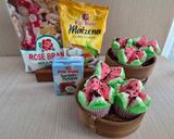 Foto langkah ke 8 dari resep Bolu Kukus Mekar Semangka.