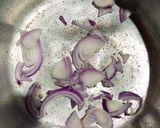 A picture of step 1 of Aloo baingan ki Bhaji.