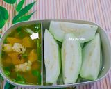 Hình bước làm 2 của món Hộp Cơm Vui Vẻ 7:(Sườn non nướng kèm kim chi,canh bí...)