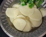 A picture of step 3 of Crispy potato pakoda.
