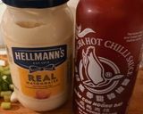 A picture of step 2 of My chunky sriracha mayo.