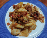 Foto del paso 11 de la receta: Macarrón con chorizo ahumado, papa y zanahoria