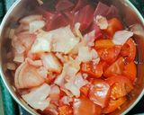 A picture of step 3 of Vegetable soup.