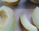 Foto del paso 3 de la receta: Ensalada de melón a la plancha con mozzarella