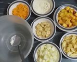 A picture of step 1 of Fruit chat(eid k pakwan).
