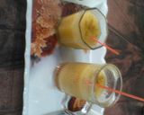 A picture of step 2 of Mango panna.