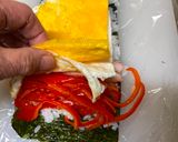A picture of step 4 of Rainbow Roll Sushi.