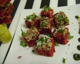 A picture of step 9 of Healthy Beetroot Dhokla.