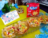 A picture of step 7 of Kurkurey katori chaat.