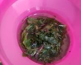 A picture of step 3 of Minty Lemony Rose Mojito.