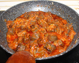Foto del paso 3 de la receta: Sangre encebollada con tomate