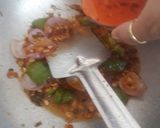 A picture of step 3 of Paneer chilli.