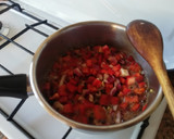 Foto del paso 3 de la receta: Discos de calabacín con chutney de pimiento rojo