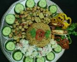 A picture of step 6 of Vegan platter.
