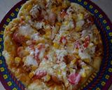 Foto langkah ke 10 dari resep Pizza homemade kukus.