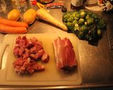 Foto del paso 1 de la receta: Guisito hortalizado a contramano, no........, ni ahí, bien de izq