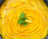 A picture of step 10 of No bake Mango Cheese Cake.