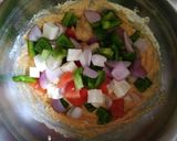 A picture of step 4 of Smoked paneer tikka sandwich.