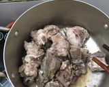 Hình bước làm 2 của món Đu đủ hầm xương