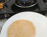 A picture of step 4 of Crispy sorghum sattu bhakri.