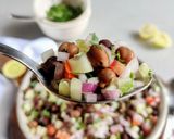 A picture of step 1 of Healthy chana salad.