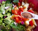 A picture of step 3 of Sweet Potato Salad.